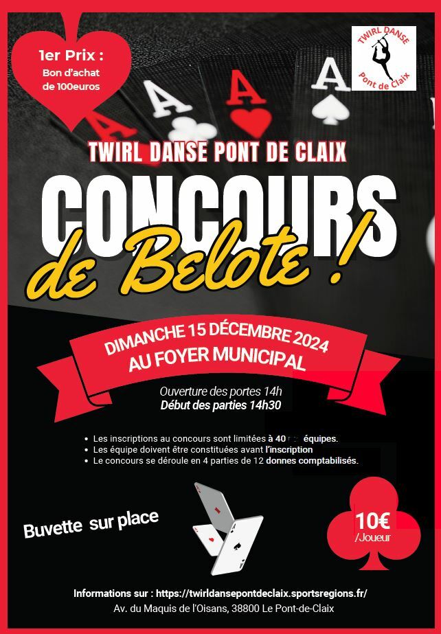 Concours de Belote TWIRL DANSE