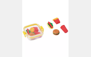 Boîte de 4 mini-gommes