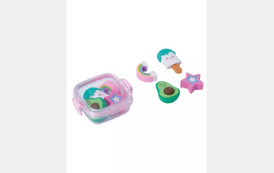 Boîte de 4 mini-gommes